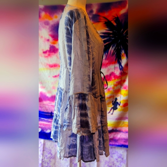 Blue Island Beach Cover up Size M. NWOT - Picture 6 of 9